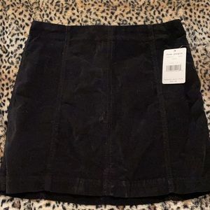 NWT VELVET FREE PEOPLE MINI SKIRT